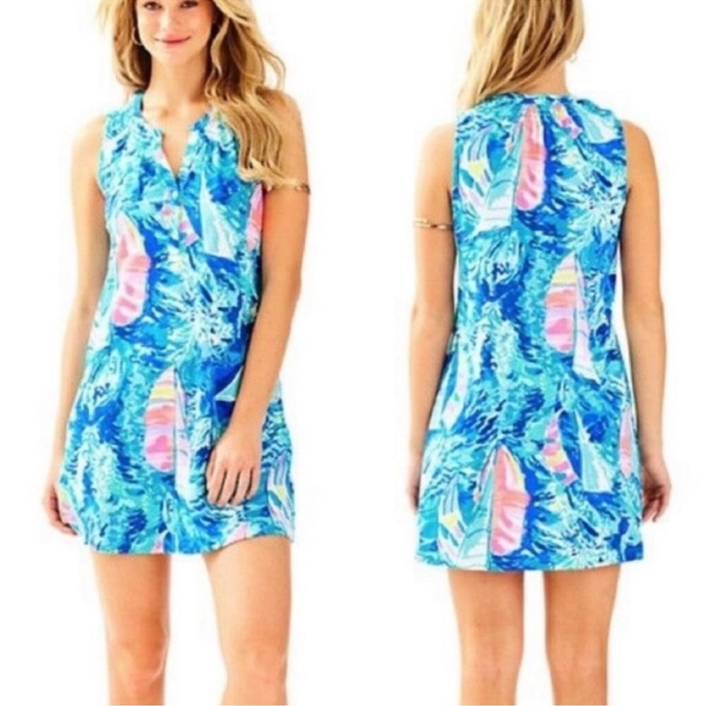 NWT Lilly Pulitzer Hey Bay Bay Essie Dress M